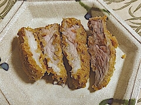 ラム肉のスパイス焼きカツ（ほぼ臭み無し）